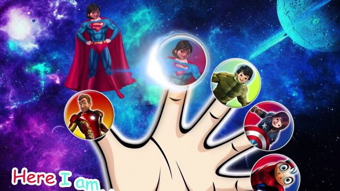 Miles From Tomorrowland and SuperHeroes in Funny Cinema Finger Family by Kids AM