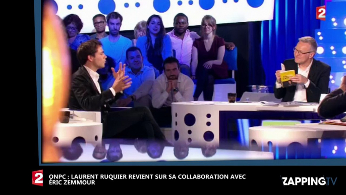 ONPC : Laurent Ruquier met les choses au clair sur sa collaboration avec Éric Zemmour (vidéo)