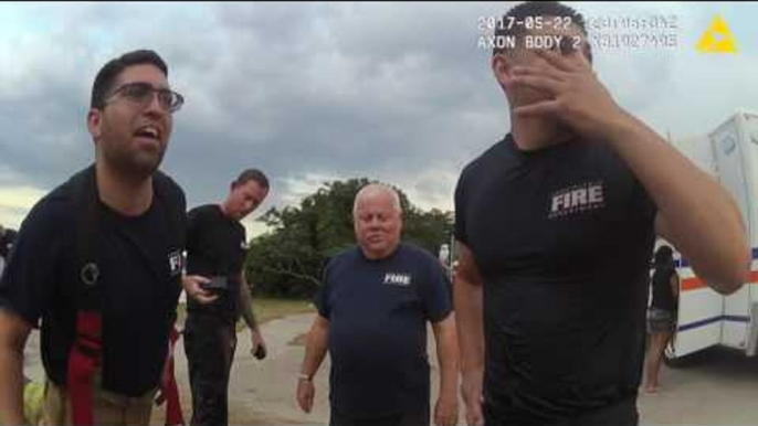 Police Bodycam Captures Rescue of Boy Trapped Under Quay in Lake Placid