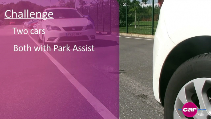 Park Assist Challenge - Ford Focus vs Volkswagen Tiguan - Assisted Parking Self Parking