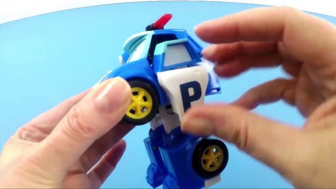 TOY UNBOXING - Robocar Poli Toy _ Deluxe Transformer Blue Robot Police Car _ Toyshop - Toys For Kid