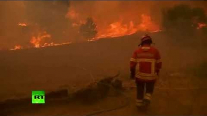 Three villages evacuated due to wildfire in Portugal