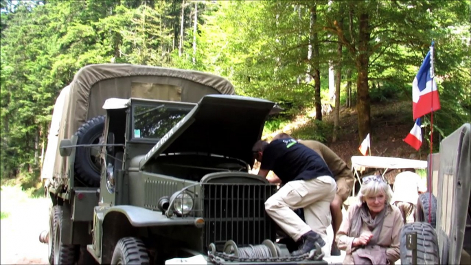 Une balade en jeep et véhicules militaires anciens