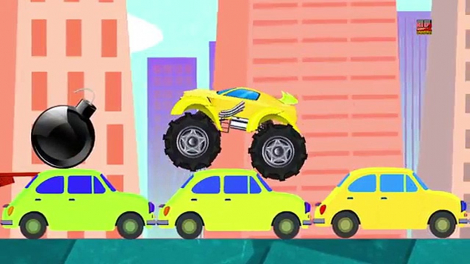 Sport Monster Lkw Auto Garage | Kinder Video | Kids Learn | Sports Monster Truck Car Garag