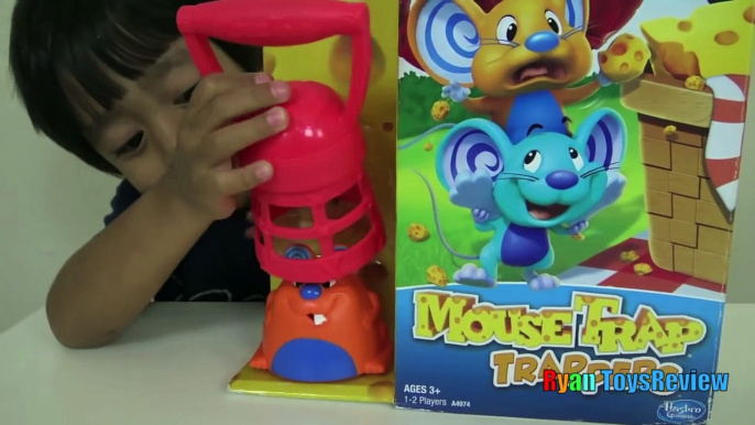 Défi Oeuf la famille pour amusement amusement Jeu enfants souris jouets piège Surprise ryan toysreview