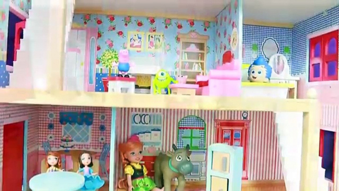 Maison de poupées gelé porc pâte à modeler Princesse jouets Peppa kidkraft disney mlp lps shopkins barbie