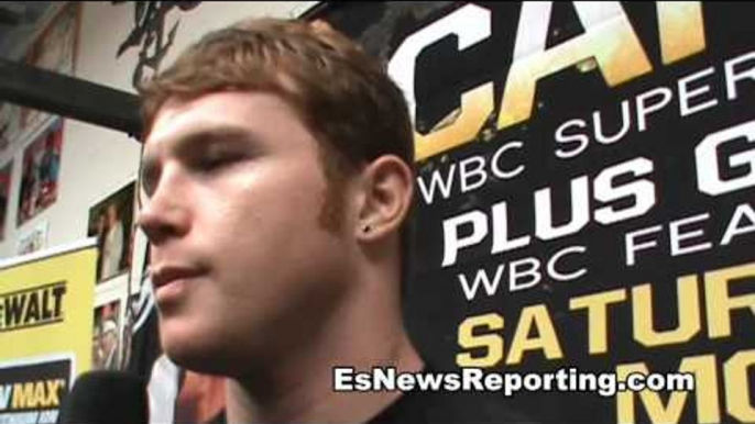 saul canelo alvarez on Josesito lopez fight