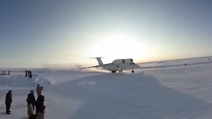 First-ever 360 footage from Russian Arctic military camp