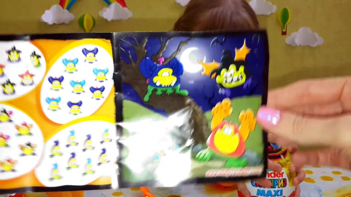 Et rencontre mélanger monstre jouets Kinder Surprise Vidéo monstres Maxi mix halloween