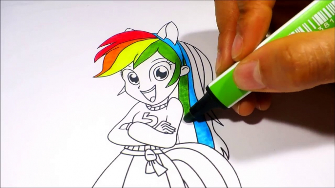 Livre coloration tiret dessin petit mon poney arc en ciel Vitesse doh coloration vinci