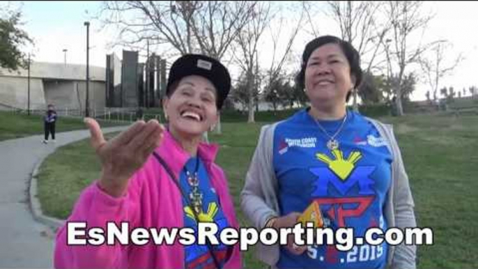 Manny Pacquiao vs Floyd Mayweather MP Aunt Why Manny Is So Special - EsNews Boxing