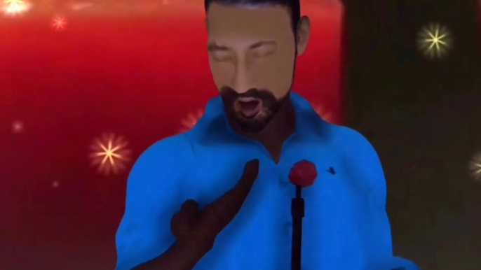 kahtali miçe Damimiza kar yağdi (3d animasyon klip)