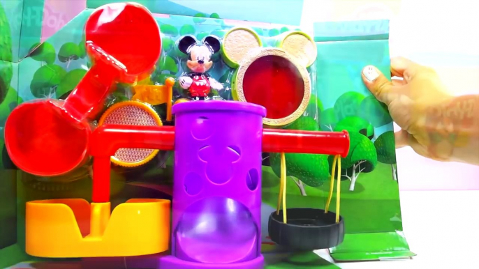 Souris jouets déballage vidéo Mickey clubhouse disney mickey clubhouse playset