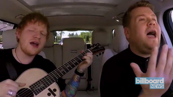 Ed Sheeran Joins James Corden for 'Carpool Karaoke' in London | Billboard News