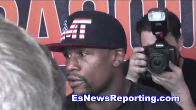 Floyd Mayweather Interview On Manny Pacquiao - EsNews  Boxing