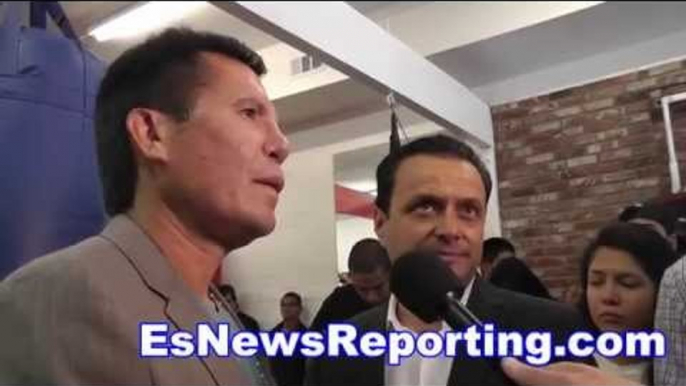 julio cesar chavez sr on his son julio chavez jr - EsNews