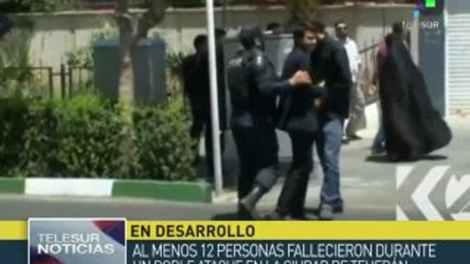 teleSUR noticias: doble ataque en la ciudad de Teherán