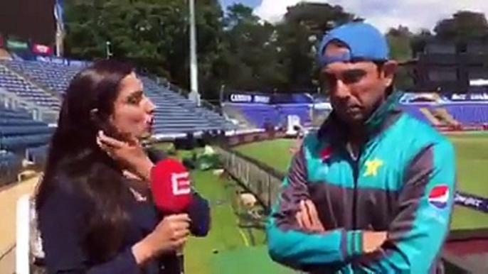 Zainab Abbas Spoke to Azhar Mahmood, bowling coach of the Pakistan team, before the #PAKvENG semi final.