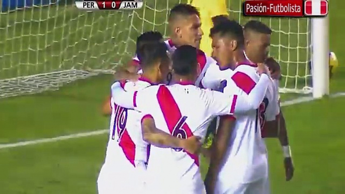 Peru vs Jamaica 1-0 Gol de Edison Flores 13062017