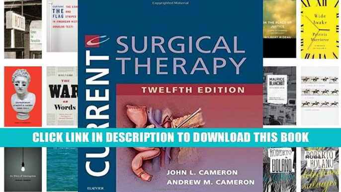 [PDF] Full Download Current Surgical Therapy, 12e (Current Therapy) Ebook Popular