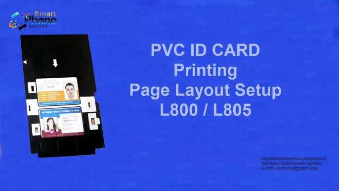 PVC Id Card Printing Page Layout (Temasdplate)   for Eps