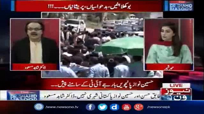 Apne Aap Ko Muqaddas Shakhsiyat Se Milaane Par Dr Shahid Masood Ki Hussain Nawaz Par Sakht Tanqeed