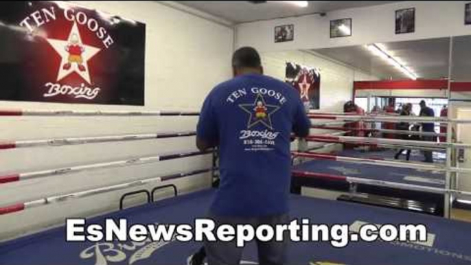 Ricky Funez Training Celebs At Ten Goose Boxing - EsNews