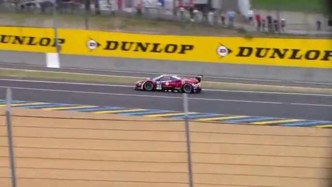 JOURNEE TEST 24 HEURES DU MANS 2017 ferrari 488 gte#51 et#71