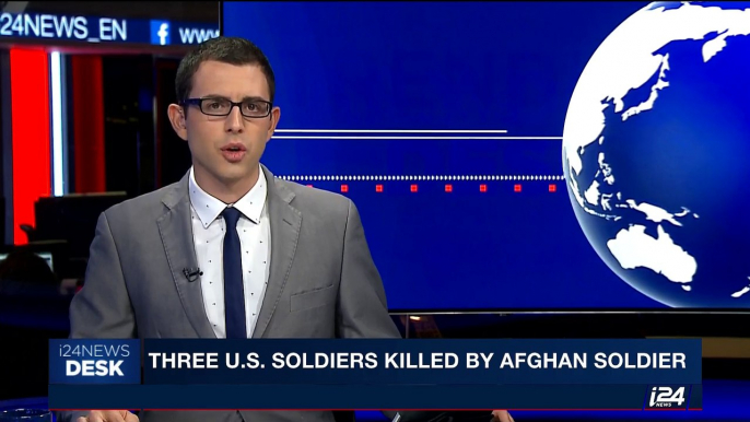 i24NEWS DESK | Three US soldiers killed  by afghan soldier | Saturday, June 10th 2017