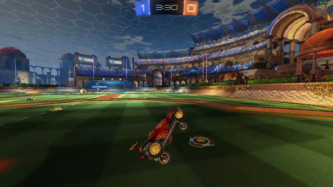 Rocket League: One of the slickest goals I have scored.