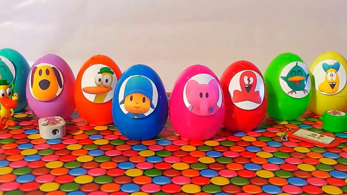 Surprise eggs unboxing toys Pocoyo and friends eggs surprise