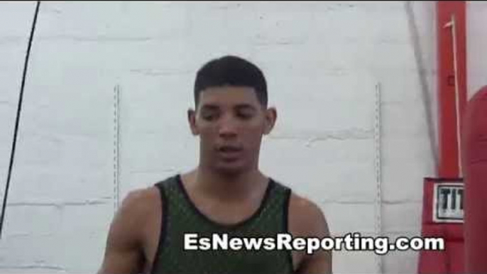 Cuban Boxing Star Marcos Forstal At Goossen Gym - EsNews Boxing