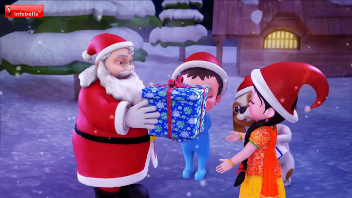 Jingle Bells _ Telugu Rhymes for Children _ Infobells