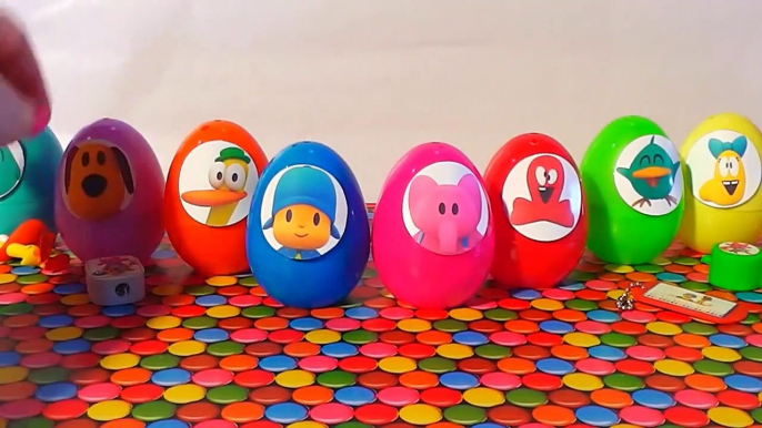 Surprise eggs unboxing toys Pocoyo and friends eggs surprise toys huevos sorpresa con juguete