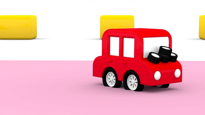 Cartoon Cars - STICKY JELLY SWEEPING TRUCK! Construction Cartoons for Children - Kids
