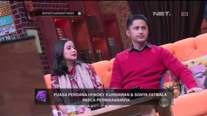 Puasa perdana Hengky Kurniawan & Sonya Fatmala pasca pernikahannya