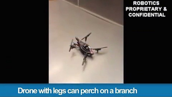 341.Drone with legs can perch on a branch