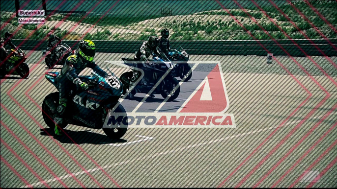 2016 MotoAmerica Superbike Utah Race 1 Highlights