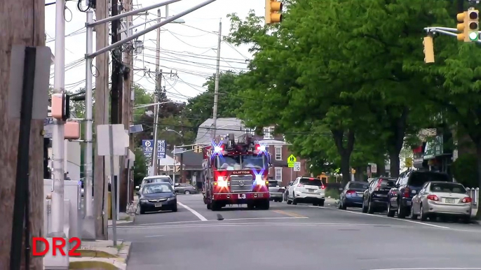 Clifton Fire Department Rare Rescue 1 And Ladder 3 Responding