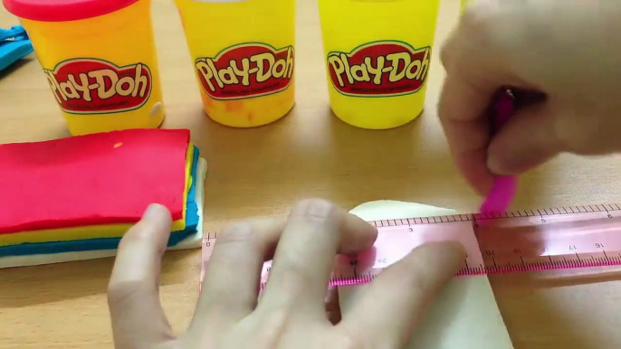 Play Doh Cake Rainbow - How to Make Play Doh Rainbow Cake