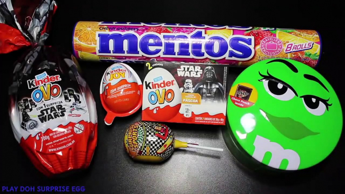 Giant Kinder Ovo Gigante Star Wars  candy M&Ms Chocolate Chupa Chups Lollipops Kinder Joy