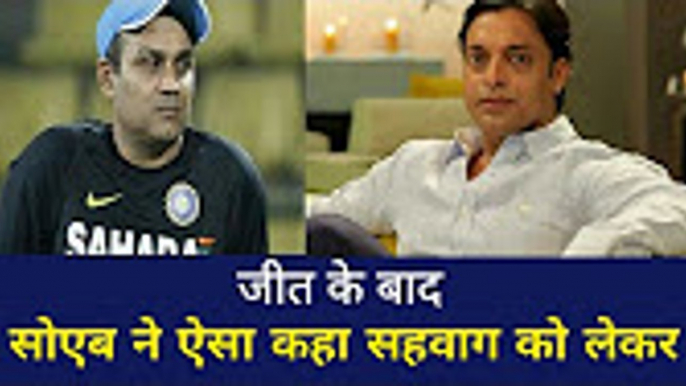 Soyab Akhtar beautiful reply to Virender Sehwag On Winning Pakistan ICC champions trophy Final