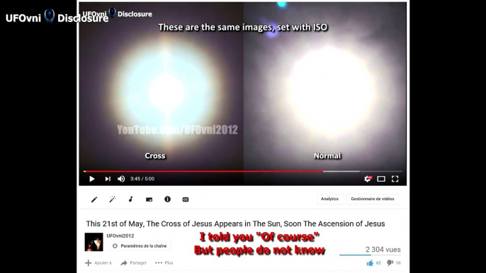 Le symbolisme de la croix chrétienne dans l'halo solaire ?