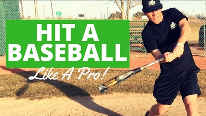 How To Hit A Baseball Like A Pro! - Baseball Hitting Tips