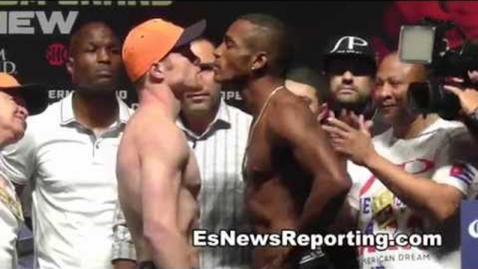 Canelo Alvarez vs Erislandy Lara Intense Weigh In