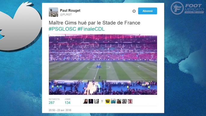 Maître Gims, Pastore, Di Maria : PSG-Lille sur Twitter