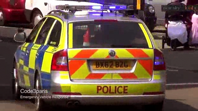 24.Police Cars for Children - British Police Cars Race Through London!_clip3