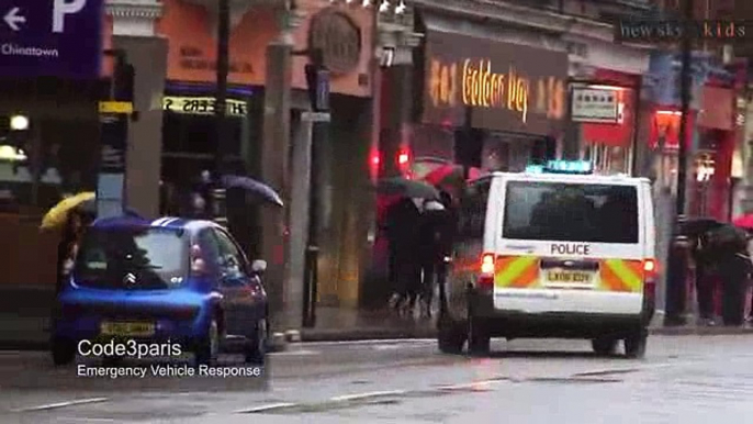 24.Police Cars for Children - British Police Cars Race Through London!_clip5