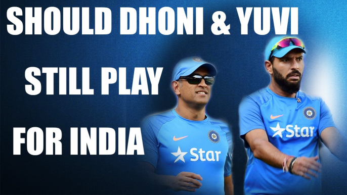 ICC Champions Trophy : MS Dhoni & Yuvraj Singh should not play for India feels Dravid | Oneindia News