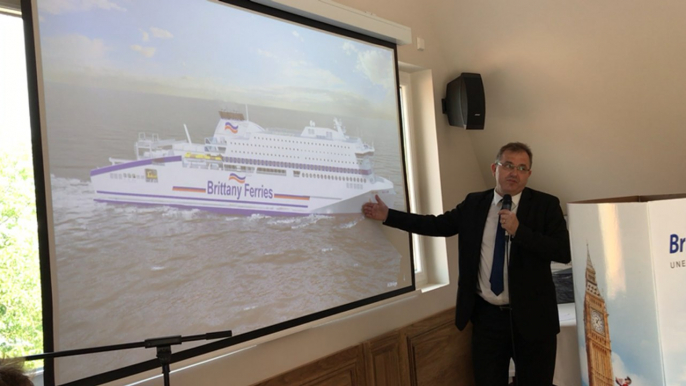 Un nouveau navire à la Brittany Ferries